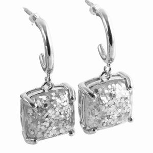 Kate Spade New York ♠️ huggie glitter drop n dangle earrings